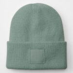 Pipo painoalueella Deep Cuffed Tonal Patch Beanie