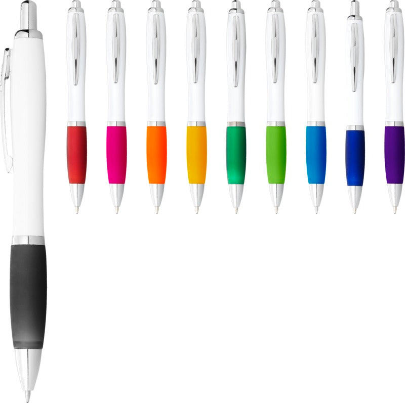 Kuulakärkikynä Nash - valkoinen runko