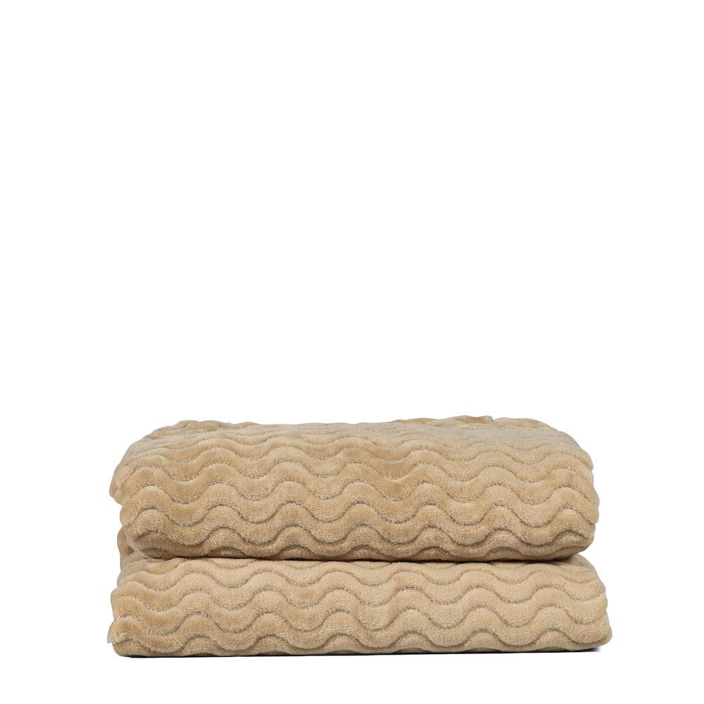 Fleecetorkkupeitto Agnes 130x170 cm, beige